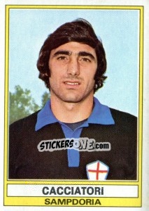 Figurina Cacciatori - Calciatori 1973-1974 - Panini