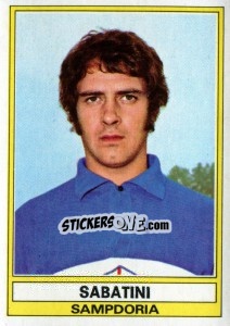 Cromo Sabatini - Calciatori 1973-1974 - Panini