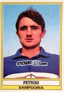 Cromo Petrini - Calciatori 1973-1974 - Panini