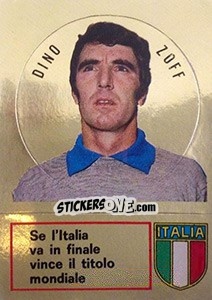 Sticker Dino Zoff - Calciatori 1973-1974 n. 300 - Panini