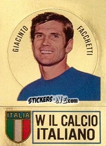 Sticker Giacinto Facchetti - Calciatori 1973-1974 - Panini