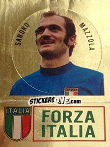 Sticker Sandro Mazzola - Calciatori 1973-1974 - Panini