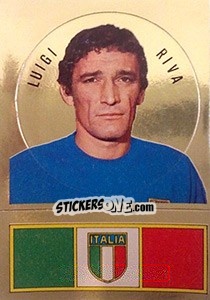 Sticker Luigi Riva - Calciatori 1973-1974 n. 305 - Panini