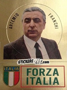 Cromo Artemio Franchi - Calciatori 1973-1974 - Panini