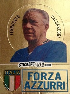 Sticker Ferruccio Valcareggi - Calciatori 1973-1974 - Panini