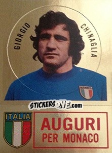 Sticker Giorgio Chinaglia - Calciatori 1973-1974 n. 310 - Panini