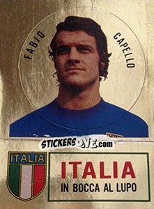 Figurina Fabio Capello - Calciatori 1973-1974 - Panini