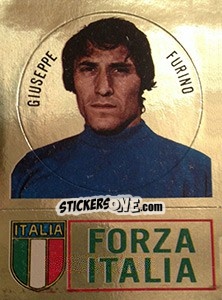 Cromo Giuseppe Furino - Calciatori 1973-1974 - Panini