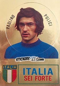 Figurina Paolino Pulici - Calciatori 1973-1974 - Panini