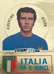 Sticker Alberto Bigon - Calciatori 1973-1974 n. 320 - Panini