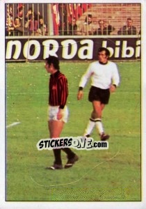 Sticker Milan vs. Cesena (3) - Calciatori 1973-1974 - Panini