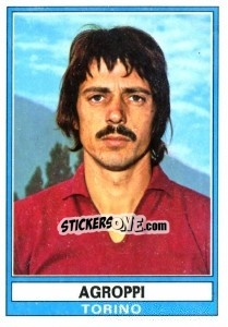 Figurina Agroppi - Calciatori 1973-1974 - Panini