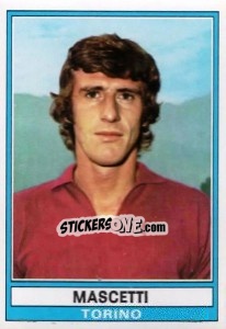 Sticker Mascetti - Calciatori 1973-1974 - Panini