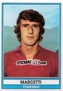 Figurina Mascetti - Calciatori 1973-1974 n. 347 - Panini