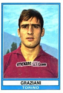 Figurina Graziani - Calciatori 1973-1974 - Panini