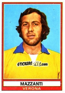 Figurina Mazzanti - Calciatori 1973-1974 - Panini