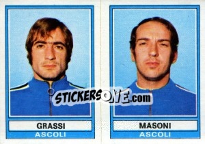 Sticker Grassi / Masoni - Calciatori 1973-1974 n. 387 - Panini