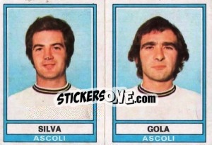 Cromo Gola / Silva - Calciatori 1973-1974 - Panini