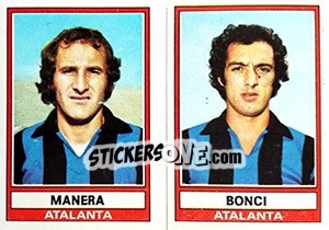 Sticker Manera / Bonci - Calciatori 1973-1974 n. 402 - Panini