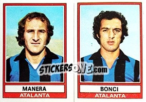 Sticker Manera / Bonci - Calciatori 1973-1974 - Panini