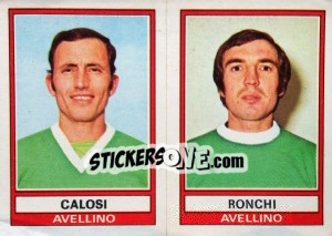 Sticker Calosi / Ronchi - Calciatori 1973-1974 - Panini