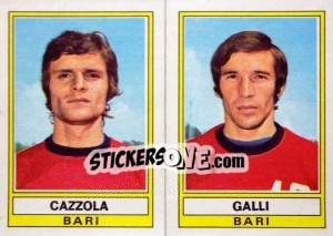 Sticker Gazzola / Galli - Calciatori 1973-1974 - Panini