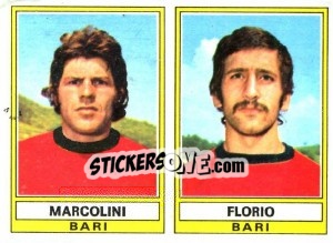 Sticker Marcolini / Florio - Calciatori 1973-1974 n. 418 - Panini