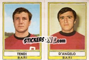 Sticker Tendi / D'Angelo - Calciatori 1973-1974 - Panini