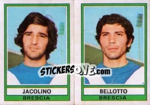 Figurina Bellotto / Jacolino - Calciatori 1973-1974 - Panini