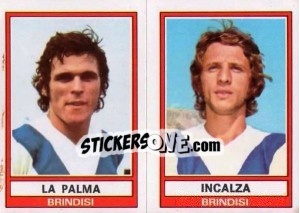 Cromo La Palma / Incalza - Calciatori 1973-1974 - Panini
