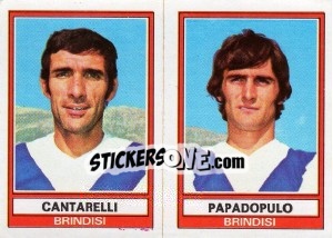 Sticker Papadopulo / Cantarelli - Calciatori 1973-1974 n. 434 - Panini
