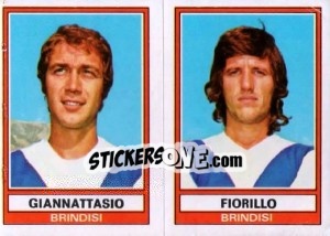 Sticker Giannattasio / Fiorillo - Calciatori 1973-1974 n. 435 - Panini