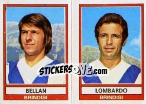 Figurina Bellan / Lombardo - Calciatori 1973-1974 - Panini