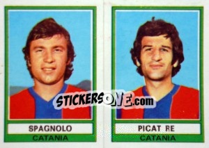Sticker Spagnolo / Picat Re - Calciatori 1973-1974 - Panini