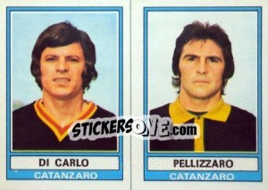 Sticker Di Carlo / Pellizzaro - Calciatori 1973-1974 n. 450 - Panini