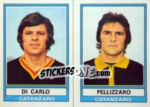 Cromo Di Carlo / Pellizzaro - Calciatori 1973-1974 - Panini