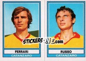 Figurina Ferrari / Russo - Calciatori 1973-1974 - Panini