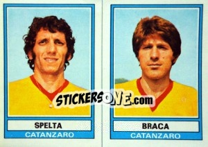 Sticker Spelta / Braca - Calciatori 1973-1974 - Panini