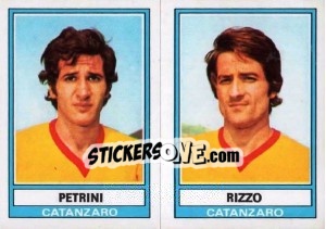 Sticker Rizzo / Petrini - Calciatori 1973-1974 n. 455 - Panini