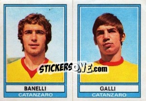 Sticker Banelli / Galli - Calciatori 1973-1974 - Panini