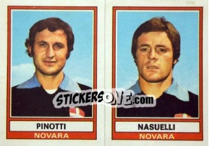 Cromo Pinotti / Nasuelli - Calciatori 1973-1974 - Panini