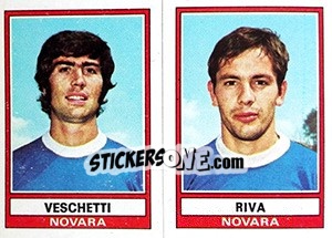 Sticker Veschetti / Riva - Calciatori 1973-1974 n. 469 - Panini