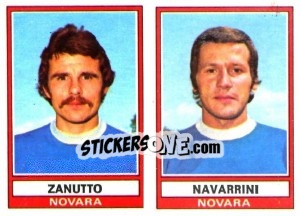 Sticker Zanutto / Navarinni - Calciatori 1973-1974 - Panini