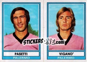 Sticker Pasetti / Vigano' - Calciatori 1973-1974 - Panini