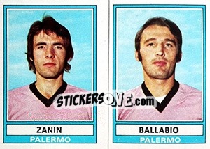 Sticker Zanin / Ballabio - Calciatori 1973-1974 n. 483 - Panini
