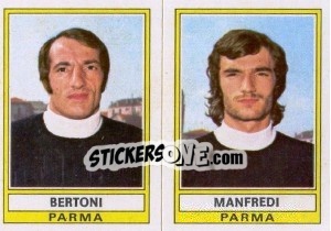 Figurina Bertoni / Manfredi - Calciatori 1973-1974 - Panini