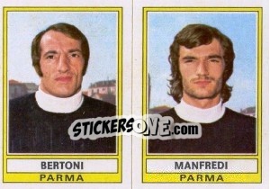 Sticker Bertoni / Manfredi - Calciatori 1973-1974 n. 486 - Panini