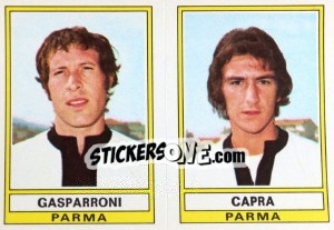 Cromo Gasparroni / Capra - Calciatori 1973-1974 - Panini