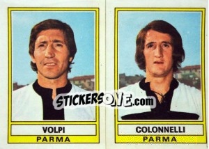 Sticker Colonnelli / Volpi - Calciatori 1973-1974 n. 491 - Panini
