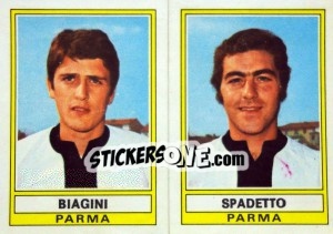 Sticker Biagini / Spadetto - Calciatori 1973-1974 n. 492 - Panini